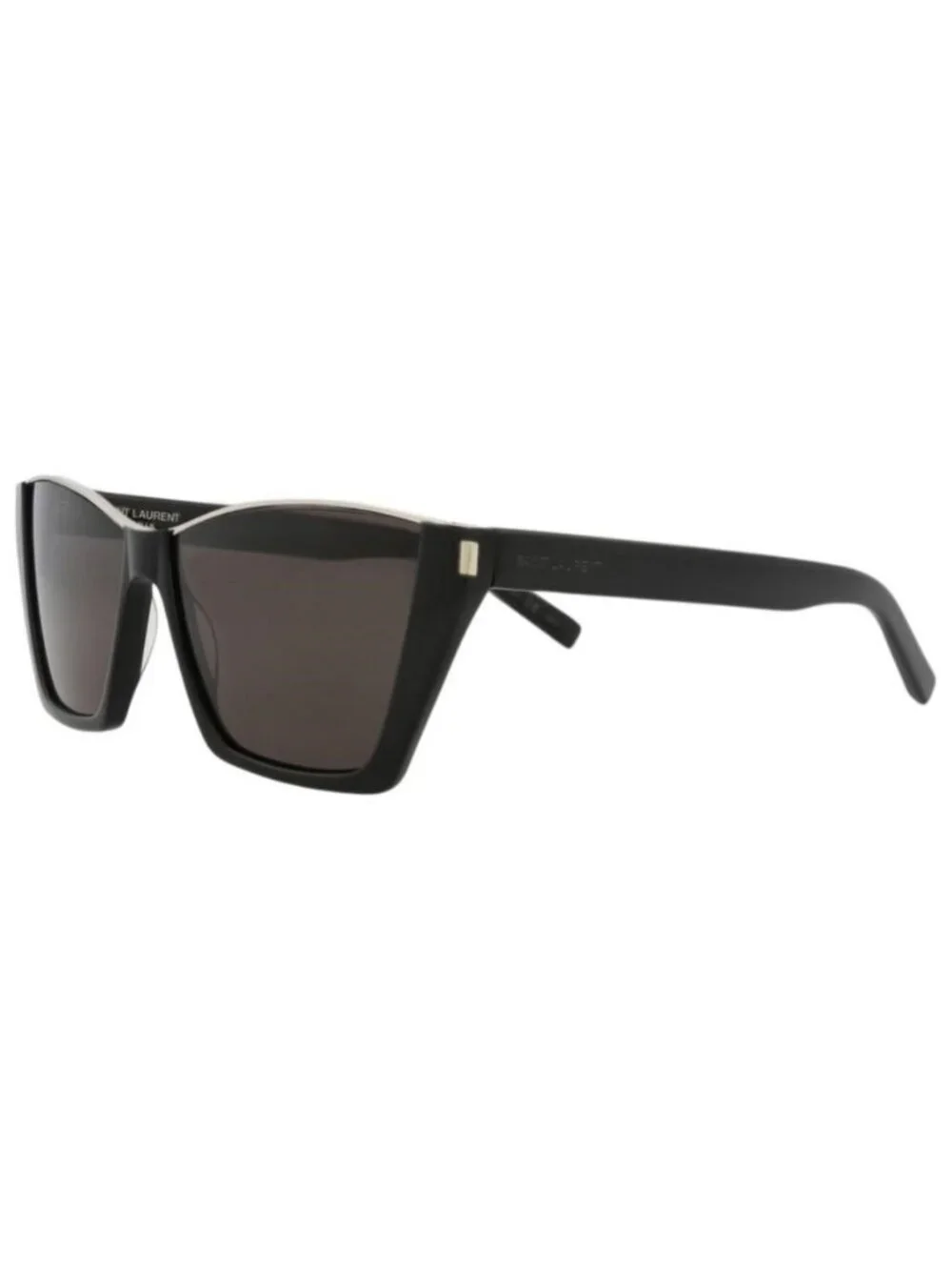 New Saint Laurent Womens Cat Eye Black Black Black Fashion Designer Sunglasses